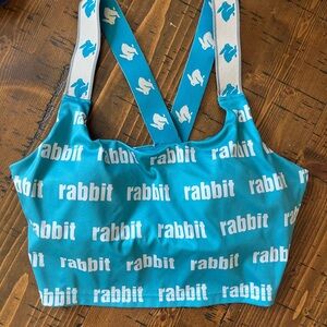 Teal Rabbit Sports Bra